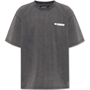 Misbhv, Heren, Tops, Grijs, Maat: XS Katoen,