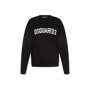 Dsquared2 Sweatshirt with logo , Black , Heren , Maat: S