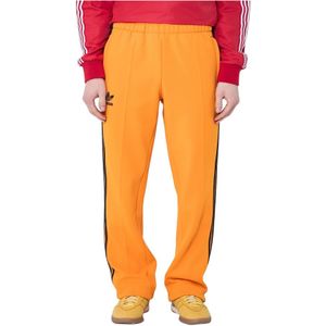 Adidas, Heren, Broeken, Oranje, Maat: XS Poliester,