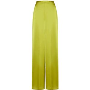 Simona Corsellini, Dames, Broeken, Groen, Maat: L