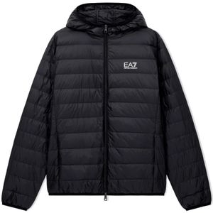 Emporio Armani Ea7, Heren, Jassen, Zwart, Maat: L
