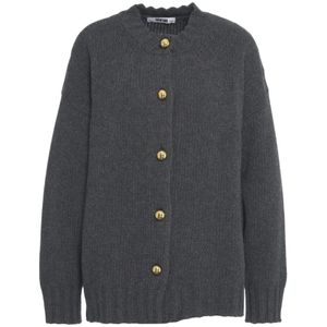 Mauro Grifoni, Dames, Truien, Grijs, Maat: XS Wol,