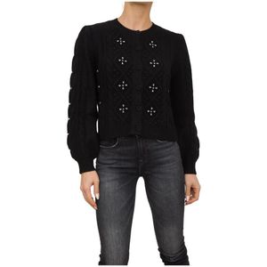Twinset, Dames, Truien, Zwart, Maat: XS Wol,