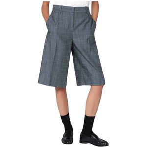 Jil Sander, Dames, Korte broeken, Grijs, Maat: M