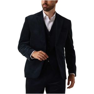 Selected Homme, Heren, Pakken, Blauw, Maat: L Corduroy,