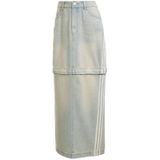 Adidas Originals - Denim Rok - Blauw - Katoen