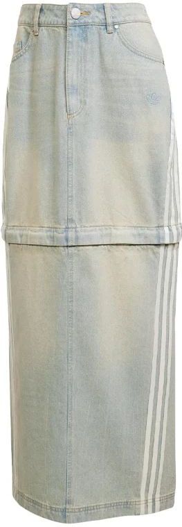 Adidas Originals - Denim Rok - Blauw - Katoen