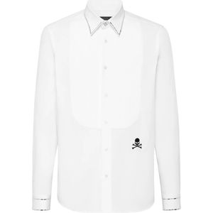 Philipp Plein, Heren, Korte broeken, Wit, Maat: M