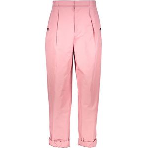 Bottega Veneta, Dames, Broeken, Roze, Maat: M Zijde,