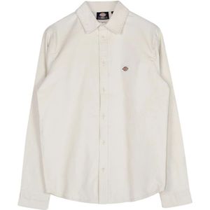 Dickies, Heren, Overhemden, Beige, Maat: S Katoen,