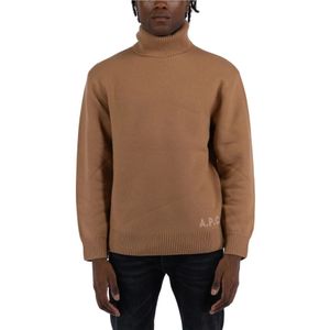 A.p.c., Heren, Truien, Bruin, Maat: M Wol,