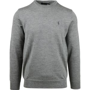 Polo Ralph Lauren, Heren, Sweatshirts & Hoodies, Grijs, Maat: 2XL Wol,