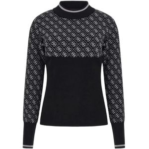 Guess - Truien - Zwart - Viscose - Ronde Hals