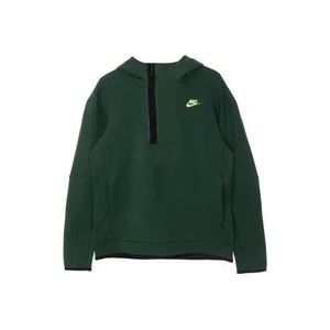 Nike Lichte hoodie met halve rits , Green , Heren , Maat: XL