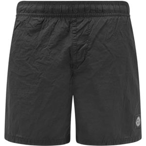 Stone Island, Heren, Badkleding, Zwart, Maat: S Nylon,