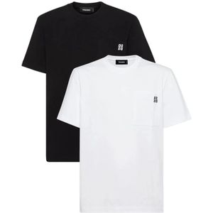 Dsquared2, Heren, Tops, Veelkleurig, Maat: XL