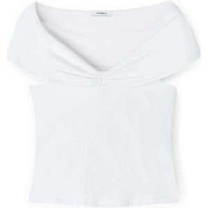 Motivi, Dames, Tops, Wit, Maat: S Katoen,