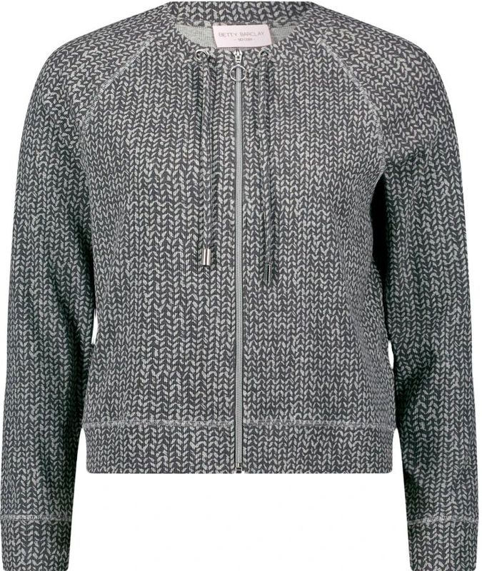 Betty Barclay, Dames, Jassen, Grijs, Maat: S Leer,