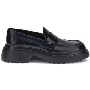 Tod's, Dames, Schoenen, Zwart, Maat: 37 1/2 EU Leer,