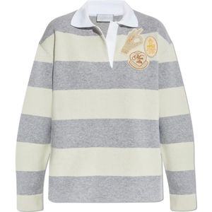 Moncler, Dames, Tops, Grijs, Maat: S