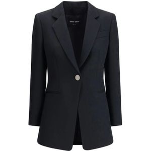 Giorgio Armani, Dames, Jassen, Zwart, Maat: L Poliester,