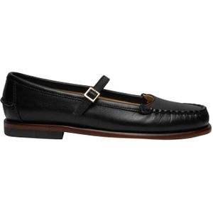 Sebago, Dames, Schoenen, Zwart, Maat: 36 EU Leer,