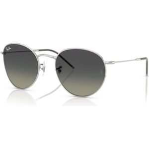 Ray-Ban - Ronde Omgekeerde Zonnebril - Grijs - 53 MM - Metaal