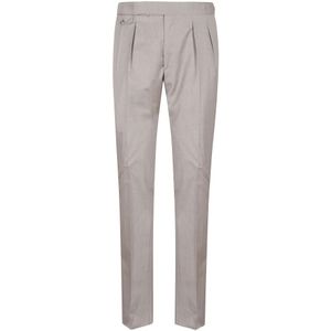 Tagliatore, Heren, Broeken, Grijs, Maat: XL Wol,