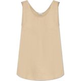 Hanro - Urban Casuals - Top - Beige - Mouwloos - Linnen