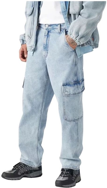 Levi's - 568 Loose Straight Cargos - Jeans - Blauw - Denim