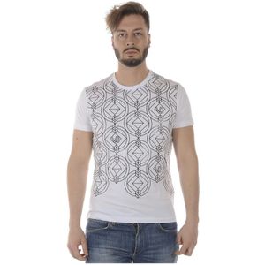 Versace Jeans Couture, Heren, Tops, Wit, Maat: M Katoen,