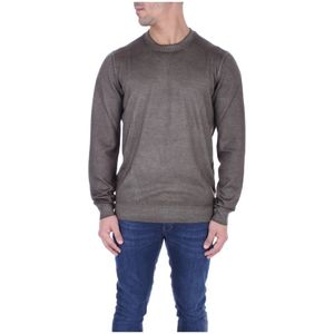 Fay, Heren, Sweatshirts & Hoodies, Groen, Maat: L Wol,