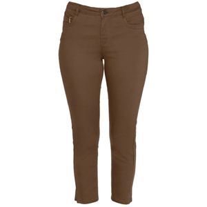 C.Ro, Dames, Broeken, Bruin, Maat: XS Katoen,