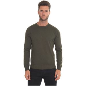 Hindustrie, Heren, Truien, Groen, Maat: 3XL Kasjmier,