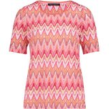 Betty Barclay - Gestreept Shirt met Kantdetail - Veelkleurig - Dames