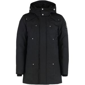 Moose Knuckles, Heren, Jassen, Zwart, Maat: M Katoen,