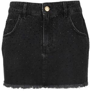 Blumarine, Dames, Rokken, Zwart, Maat: S Katoen,