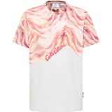Carlo Colucci - Artificial Knit Collectie - Gebreid T-shirt - Veelkleurig