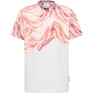 Carlo Colucci - Artificial Knit Collectie - Gebreid T-shirt - Veelkleurig