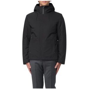 Woolrich - Jassen - Zwart - Heren - 100% Polyester