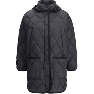Woolrich, Dames, Jassen, Zwart, Maat: 2Xs/Xs Wol,