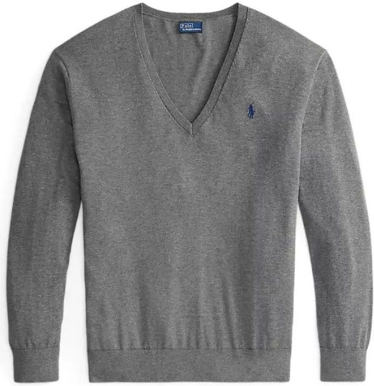 Polo Ralph Lauren - Vesta - Grijs - V-hals Knit