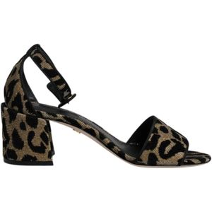 Dolce & Gabbana, Dames, Schoenen, Bruin, Maat: 36 1/2 EU