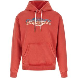 Casablanca, Heren, Sweatshirts & Hoodies, Rood, Maat: S Katoen,