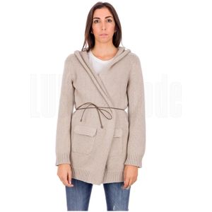 Fabiana Filippi, Dames, Mantels, Beige, Maat: XL Zijde,