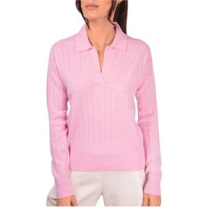 Gran Sasso, Dames, Tops, Roze, Maat: XS Wol,