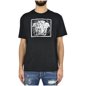Versace, Heren, Tops, Zwart, Maat: 2XL Katoen,