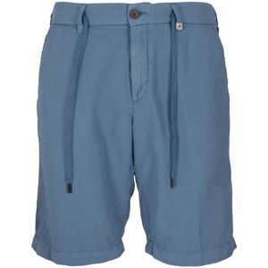 Myths, Heren, Korte broeken, Blauw, Maat: L Katoen,