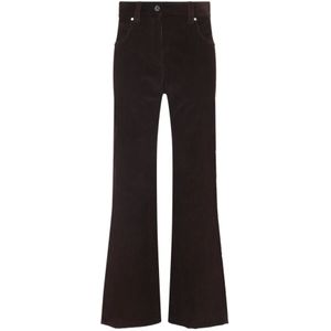 Brunello Cucinelli, Dames, Broeken, Rood, Maat: S Katoen,