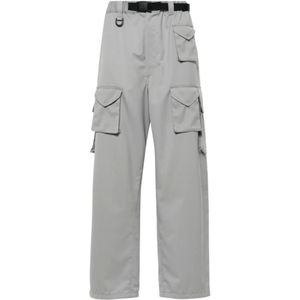 Y-3, Heren, Broeken, Grijs, Maat: L Katoen,